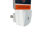Chicago Bears Personalized Endzone Solid Night Light 2-Pack