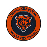 Chicago Bears Personalized Endzone Solid PopSockets Magnetic Phone Grip and Stand