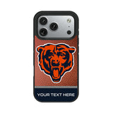 Chicago Bears Personalized Football Bump Phone Case for Apple iPhone 17 Series