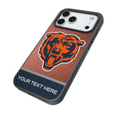 Chicago Bears Personalized Football Bump Phone Case for Apple iPhone