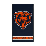 Chicago Bears Personalized Stripe 5000mAh Flat Powerbank