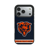Chicago Bears Personalized Stripe Bump Phone Case for Apple iPhone