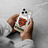 Chicago Bears Personalized Tilt Glitter Phone Case for Apple iPhone