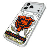 Chicago Bears Personalized Tilt Glitter Phone Case for Apple iPhone