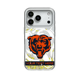 Chicago Bears Personalized Tilt Glitter Phone Case for Apple iPhone