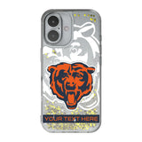 Chicago Bears Personalized Tilt Glitter Phone Case for Apple iPhone