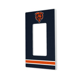 Chicago Bears Stripe Hidden-Screw Light Switch Plate
