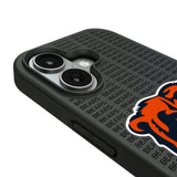 Chicago Bears Text Backdrop Bump Phone Case for Apple iPhone