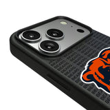 Chicago Bears Text Backdrop MagSafe Compatible Phone Case for Apple iPhone