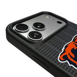 Chicago Bears Text Backdrop MagSafe Compatible Phone Case for Apple iPhone
