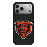 Chicago Bears Text Backdrop MagSafe Compatible Phone Case for Apple iPhone