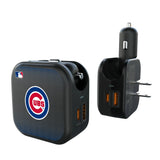 Chicago Cubs Linen 2 in 1 USB A/C Charger