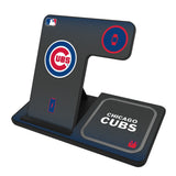 Chicago Cubs Linen 3 in 1 Charging Station