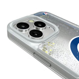 Chicago Cubs Linen Glitter Phone Case for Apple iPhone
