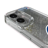 Chicago Cubs Linen Glitter Phone Case for Apple iPhone