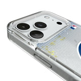 Chicago Cubs Linen Glitter Phone Case for Apple iPhone