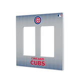 Chicago Cubs Linen Hidden-Screw Light Switch Plate