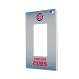 Chicago Cubs Linen Hidden-Screw Light Switch Plate