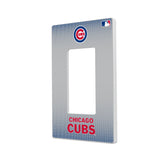 Chicago Cubs Linen Hidden-Screw Light Switch Plate
