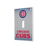 Chicago Cubs Linen Hidden-Screw Light Switch Plate