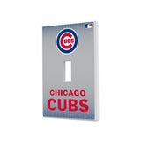 Chicago Cubs Linen Hidden-Screw Light Switch Plate