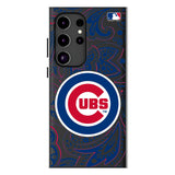 Chicago Cubs Paisley MagSafe Compatible Phone Case for Samsung Galaxy