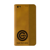Chicago Cubs Personalized Burn Folio Phone Case for Apple iPhone