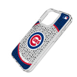 Chicago Cubs Personalized Circle Clear Phone Case for Apple iPhone