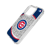 Chicago Cubs Personalized Circle Clear Phone Case for Apple iPhone