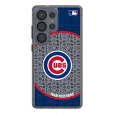 Chicago Cubs Personalized Circle Clear Phone Case for Samsung Galaxy