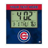 Chicago Cubs Personalized Color Block Wall Clock