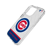 Chicago Cubs Personalized EndZone Plus Clear Phone Case for Apple iPhone