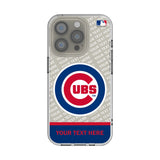 Chicago Cubs Personalized EndZone Plus Clear Phone Case for Apple iPhone