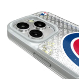Chicago Cubs Personalized EndZone Plus Glitter Phone Case for Apple iPhone