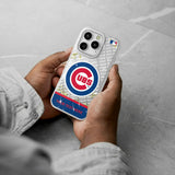 Chicago Cubs Personalized EndZone Plus Glitter Phone Case for Apple iPhone