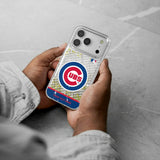 Chicago Cubs Personalized EndZone Plus Glitter Phone Case for Apple iPhone
