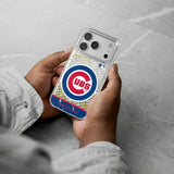 Chicago Cubs Personalized EndZone Plus Glitter Phone Case for Apple iPhone