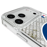 Chicago Cubs Personalized EndZone Plus Glitter Phone Case for Apple iPhone
