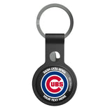 Chicago Cubs Personalized Insignia Black Airtag Holder