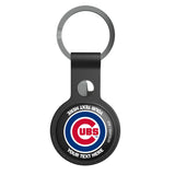 Chicago Cubs Personalized Insignia Black Airtag Holder