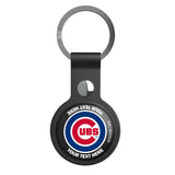Chicago Cubs Personalized Insignia Black Airtag Holder