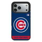 Chicago Cubs Personalized Stripe Bump Phone Case for Apple iPhone