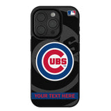 Chicago Cubs Personalized Tilt Bump Phone Case for Apple iPhone