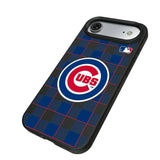 Chicago Cubs Plaid MagSafe Compatible Phone Case for Apple iPhone