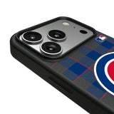 Chicago Cubs Plaid MagSafe Compatible Phone Case for Apple iPhone