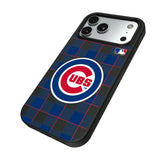 Chicago Cubs Plaid MagSafe Compatible Phone Case for Apple iPhone