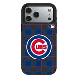 Chicago Cubs Plaid MagSafe Compatible Phone Case for Apple iPhone