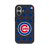 Chicago Cubs Plaid MagSafe Compatible Phone Case for Apple iPhone