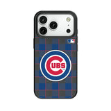 Chicago Cubs Plaid MagSafe Compatible Phone Case for Apple iPhone
