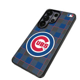 Chicago Cubs Plaid MagSafe Compatible Phone Case for Samsung Galaxy 26 Series